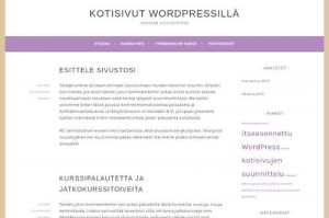 Kotisivut WordPressillä -kurssi